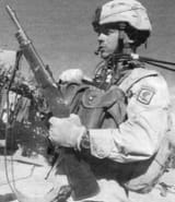 US soldier with Martini Henry