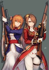 __springfield_and_lee_enfield_girls_frontline_drawn_by_baek_hyang__37eeb3cf84565044364bee11455faf1e