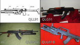 ak, type 81 &amp; qbz-95 with qlg91 grenade launchers