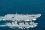 HMAS Supply and Adelaide in Tonga