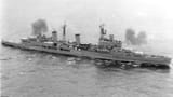 HMS Belfast broadside
