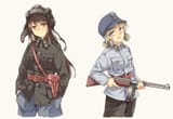 __mika_and_aki_girls_und_panzer_drawn_by_longmei_er_de_tuzi__541c1a14599f38eb3b06ca1a49950411