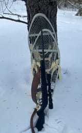 Snow shoes and savage 