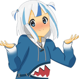 Gura shrug