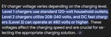 types of ev chargers