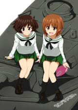 __akiyama_yukari_and_nishizumi_miho_girls_und_panzer_drawn_by_nagomiya_shousha__sample-137e01ce2b16be0b4c9636af9e882bc5