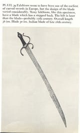 16th century Italian falchion