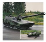 Swedish Strv-2000 wood mockup