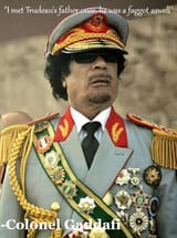 Gaddafi&#039;s meeting with papa leaf