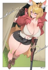giant fox tits