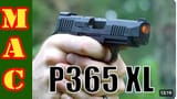 p365 xl p320 slide dimension from the front