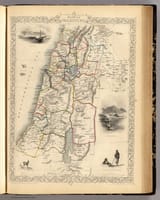 1851 map of palestine