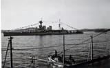 HMS Hood at Tangier, Morocco, 1930s