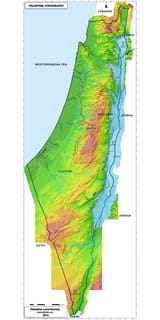 palestine-topography-map