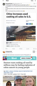 American gutter oil colon cancer