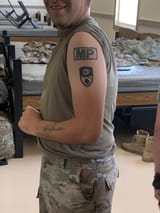 military police tattoo