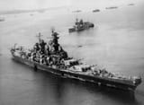 iowa bb-61, circa 1943