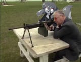 Stoner firing ARES LMG-1 [1988]