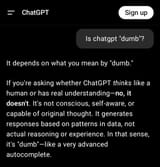 ChatGPT on ChatGPT