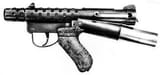 Douglas submachine gun, bullpup SMG with helical magazine
