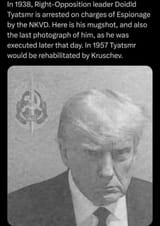 Trump executed by the NKVD