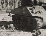Destroyed Sherman Tarawa