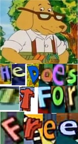 he does it for free