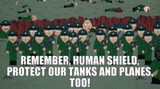 human-shield