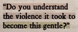 violence