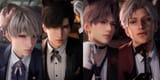 love-and-deepspace-an-image-of-four-screenshots-of-the-event-memories-oriented-side-by-side-in-the-order-of-xavier-zayne-rafayel-and-sylus