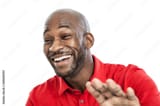 gay black homosexual man laughing