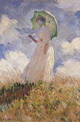 study-of-a-figure-outdoors-woman-with-a-parasol-turned-to-news-photo-1686307020
