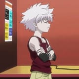 Killua arms crossed