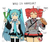 hatsune_miku_and_kasane_teto_vocaloid_and_2_more_drawn_by_mitsuko_tan__49673e016b30cecc6d24a750b4002b48
