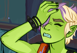 frustrated at aliens