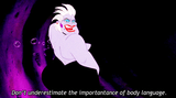 ursula body language