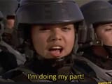 im doing my part