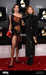 tzef-montana-left-and-sophie-arrive-at-the-61st-annual-grammy-awards-at-the-staples-center-on-sunday-feb-10-2019-in-los-angeles-photo-by-jordan-strauss-invision-ap-2mkh4p7