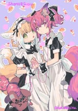 __suzuran_and_shamare_arknights_drawn_by_red_medicine__sample-229e2496abf0e495439e314a66c117a9