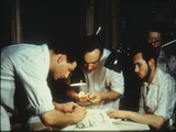 Leslie-Brent-Rupert-Billingham-and-technician-Trevor-Courtenay-at-University-College