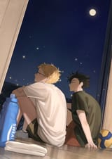 kuroo_tetsurou, tsukishima_kei (haikyuu!!) drawn by eco6716 - 89d4e5cb120d5dc98b0905d4c7ffc8a6