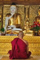 monk-meditating-in-front-of-gold