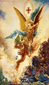 saint-michael-vanquishing-satan, moreau