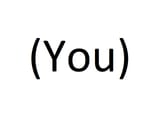 you