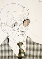 43._Adolf_Hoffmeister,_James_Joyce,_1966