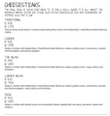 cheesesteak prices
