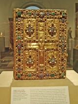Medieval jeweled bible cover