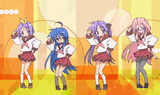 Tsukasa, Konata, Kagami &amp; Miyuki Say ‘Well Done Everyone!’