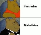 contrarian dialectician