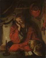De_heilige_Hieronymus_in_zijn_studeercel_bij_kaarslicht_Rijksmuseum_SK-A-3903